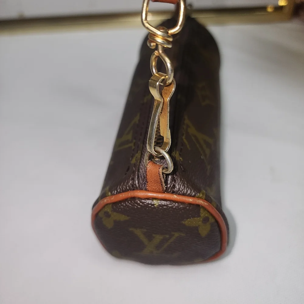Authentic Louis Vuitton Monogram Mini Papillon W Unbranded Bag Charm - Picture 11 of 14